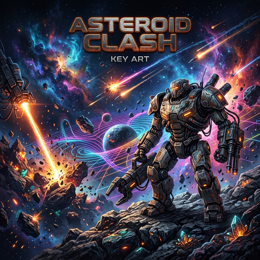 ASTEROID CLASH Primary Iconography